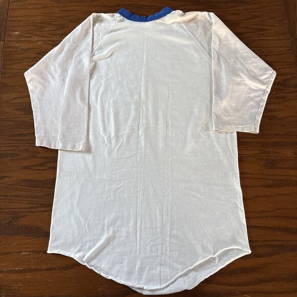 Vintage Ludwig Drums LED Zeppelin John Bonham 70s Raglan Band T Shirt Large - Picture 7 of 9